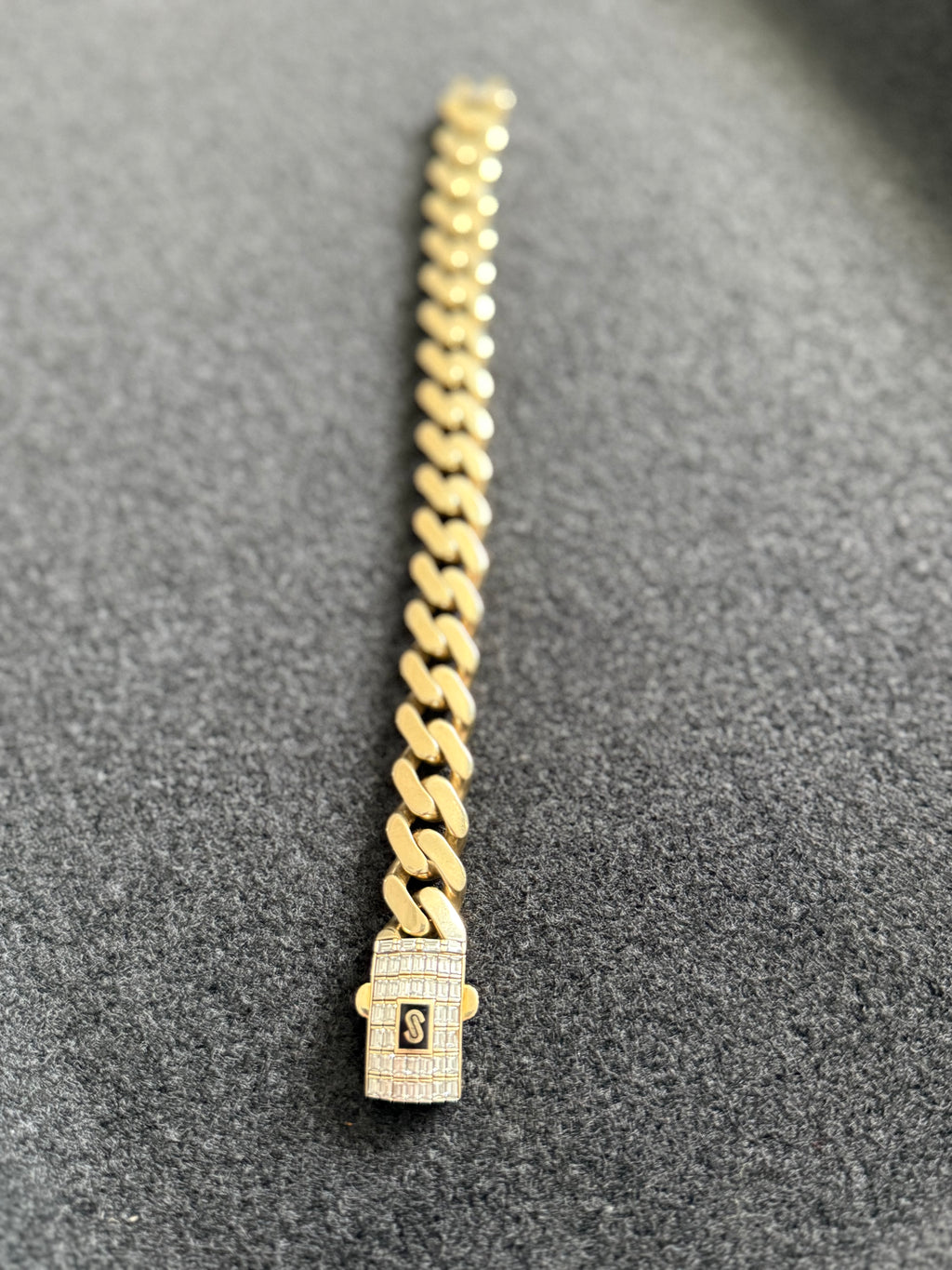 Monaco 10k mens bracelet 14mm