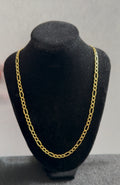 10K Gold Figaro Chain – 22 Inch