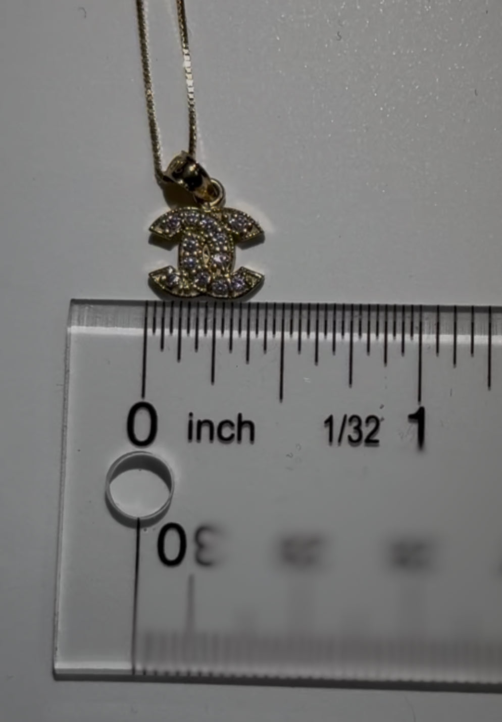 Luxury 10K Gold Pendant Necklace with 18” Box Chain