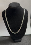 925 Sterling Silver Figaro Chain – 3mm | 22” | 12g