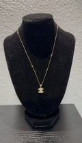 Luxury 10K Gold Pendant Necklace with 18” Box Chain